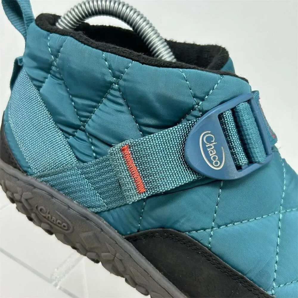 Chaco Ramble Puff Kids Casual Sneaker Slipper Shoes Blue Size 4.5 Outdoor